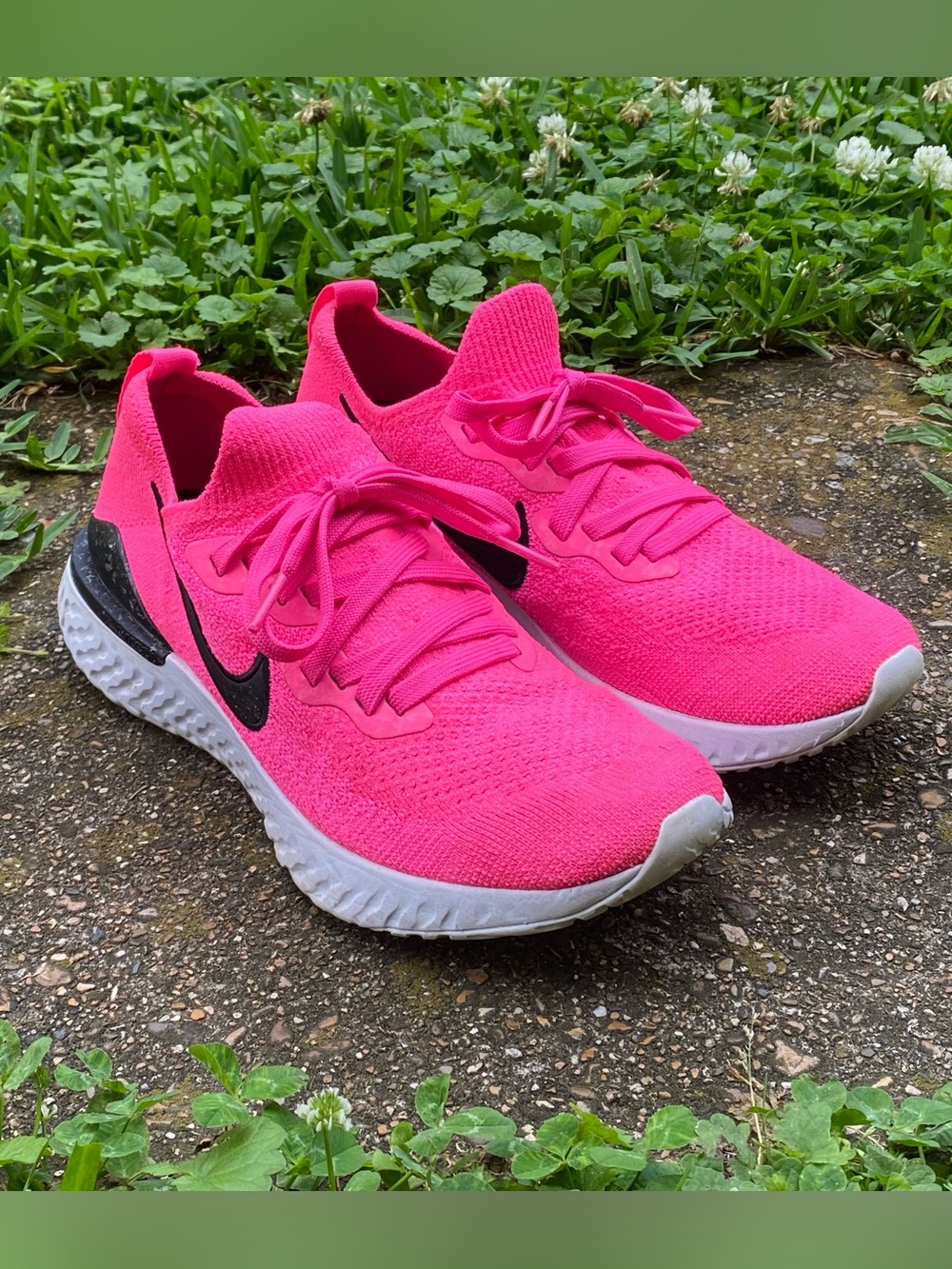 Nike Epic React Flyknit 2 Hot Pink Women's Running Shoes Size 7.5 BQ8927 601